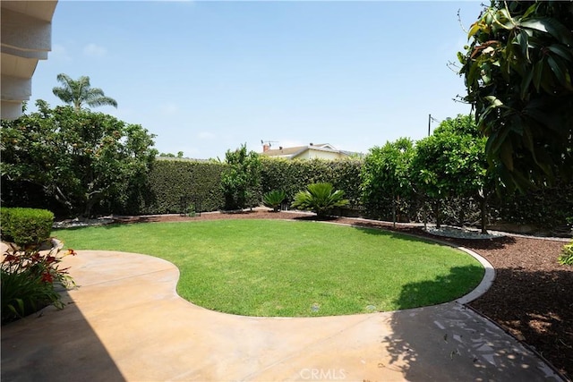 5302 Bryant Cir, Westminster, CA 92683 - fenced backyard with a patio