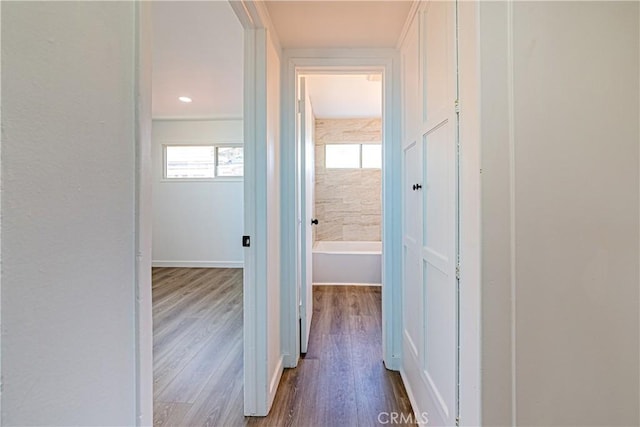 1510 W 147th St, Gardena, CA 90247 - corridor featuring wood finished floors