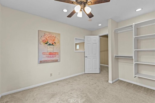 74 Garrison Loop, Ladera Ranch, CA 92694 - unfurnished bedroom featuring carpet flooring, recessed lighting, and a ceiling fan