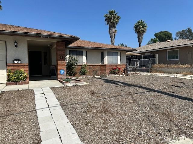 27208 Cornell St, Hemet, CA 92544 - ranch-style house with brick siding and stucco siding