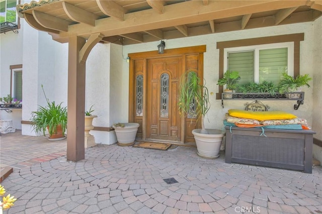7680 E Eucalyptus Way, Anaheim Hills, CA 92808 - entrance to property with stucco siding