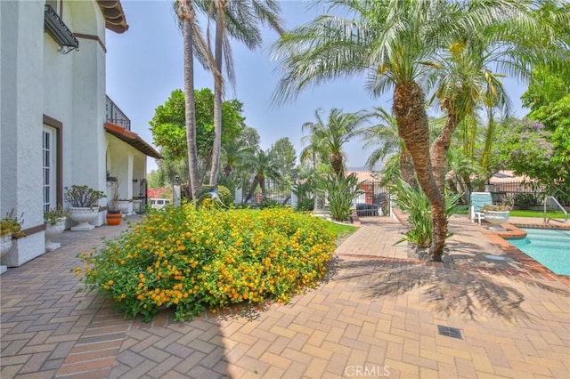 7680 E Eucalyptus Way, Anaheim Hills, CA 92808 - view of community with a pool and a patio