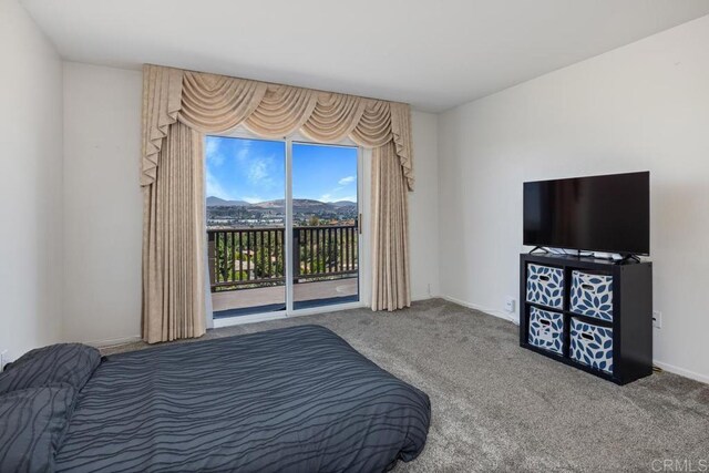 4722 Regatta Ln, San Diego, CA 92154 - carpeted bedroom with access to outside and baseboards