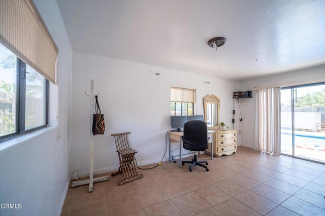 1742 Forar Cir, Camarillo, CA 93010 - office with light tile patterned floors and baseboards