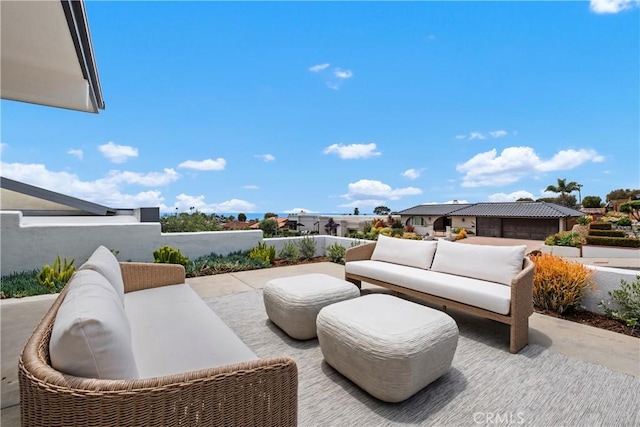 32512 Seven Seas Dr, Dana Point, CA 92629 - view of patio / terrace with outdoor lounge area
