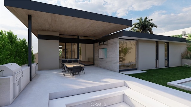 32512 Seven Seas Dr, Dana Point, CA 92629 - view of patio / terrace featuring outdoor dining space and area for grilling