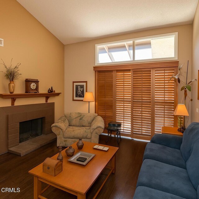 758 W Foothill Blvd, Monrovia, CA 91016 - living room with a fireplace and wood finished floors