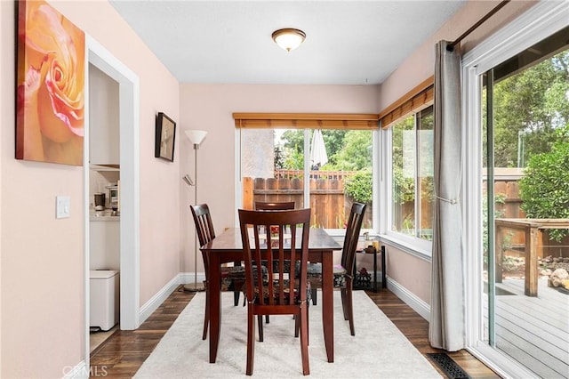 11 Tilden Ln, Chico, CA 95928 - dining room featuring plenty of natural light and dark wood-type flooring