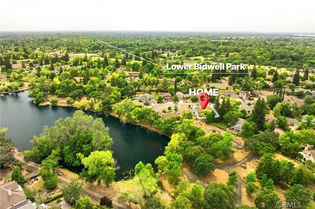11 Tilden Ln, Chico, CA 95928 - bird's eye view of a nearby body of water