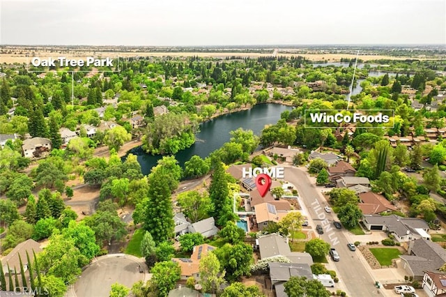 11 Tilden Ln, Chico, CA 95928 - aerial perspective of suburban area featuring a large body of water