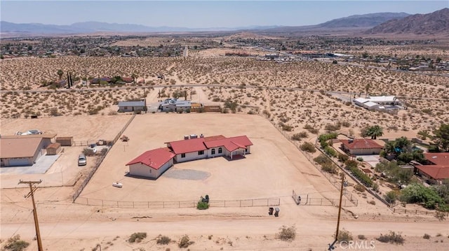 6333 Carodean Rd Unit 29, Palms, CA 92277 - view of rural area featuring a mountain backdrop and a desert landscape