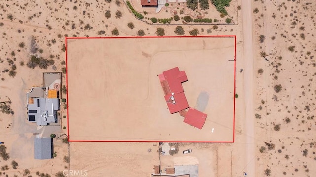 6333 Carodean Rd Unit 29, Palms, CA 92277 - view of property location with property boundaries highlighted and a desert landscape