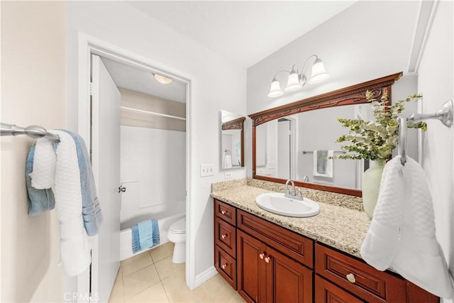 67 Remington Unit 231, Irvine, CA 92620 - full bathroom with vanity, tile patterned flooring, and tub / shower combination