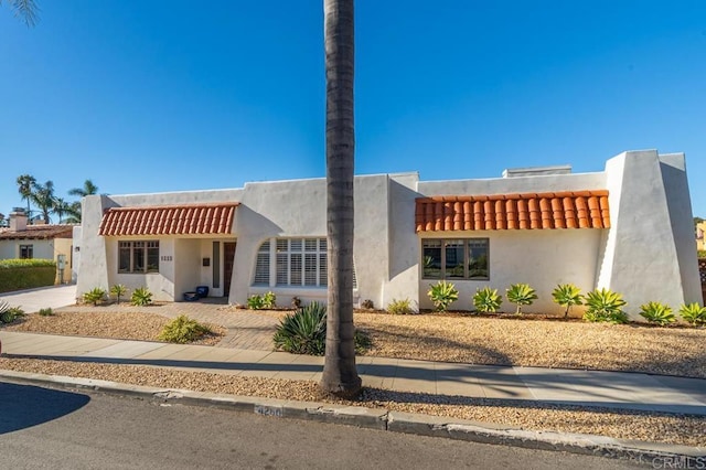 4280 Trias St, San Diego, CA 92103 - adobe home with stucco siding and a tiled roof