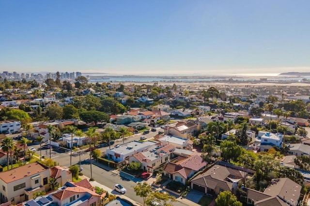 4280 Trias St, San Diego, CA 92103 - aerial perspective of suburban area with a large body of water