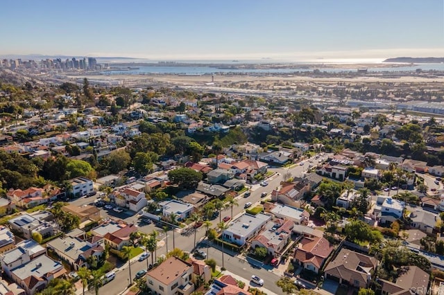 4280 Trias St, San Diego, CA 92103 - aerial overview of property's location featuring a nearby body of water and nearby suburban area