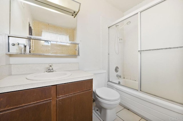 1113 Camino Del Sol Cir, Carlsbad, CA 92008 - bathroom featuring vanity, combined bath / shower with glass door, and tile patterned floors