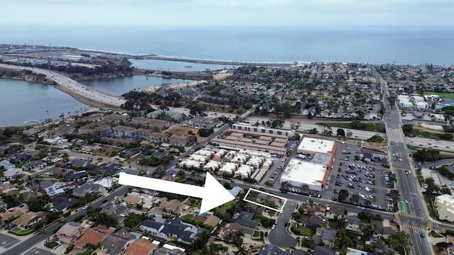 1113 Camino Del Sol Cir, Carlsbad, CA 92008 - aerial view of property and surrounding area with a notable bridge, a nearby body of water, and nearby suburban area