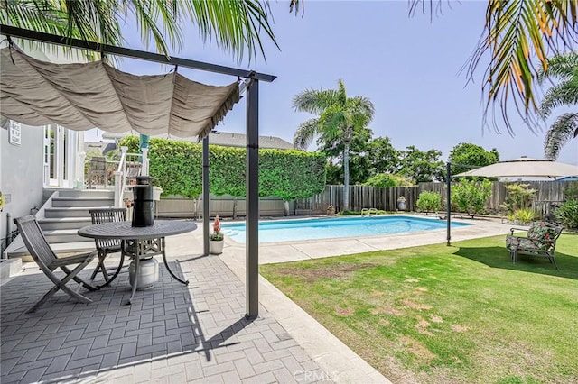 1440 8th St, Manhattan Beach, CA 90266 - view of pool featuring a fenced backyard and a patio area