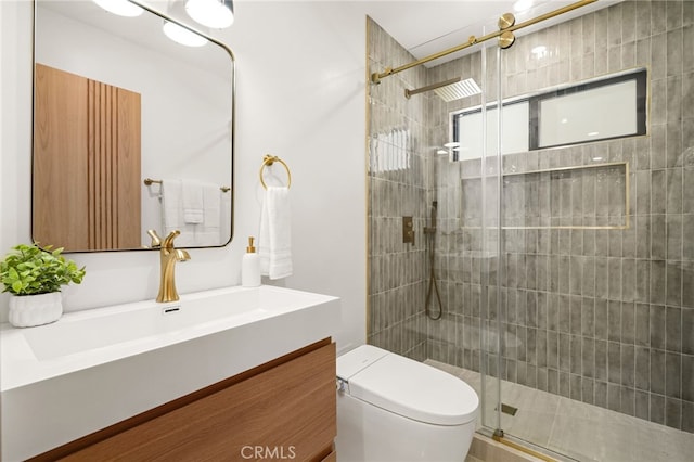 4016 Old Topanga Canyon Rd, Calabasas, CA 91302 - full bathroom with a shower stall and vanity