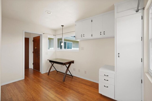5884 Redondo Dr, Bonsall, CA 92003 - interior space featuring light wood-type flooring and baseboards