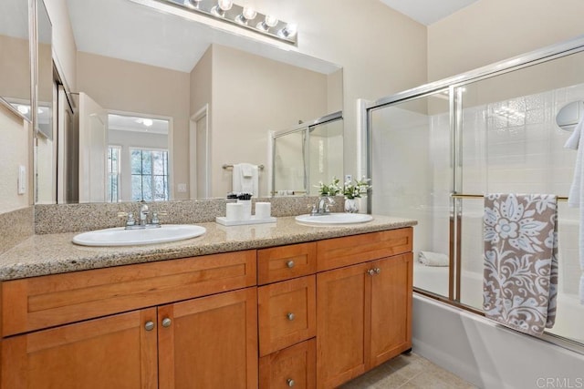 12737 Savannah Creek Dr Unit 280, San Diego, CA 92128 - full bath featuring enclosed tub / shower combo and double vanity
