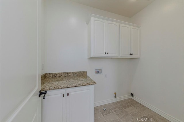 8647 Belmont St, Cypress, CA 90630 - laundry room featuring washer hookup, cabinet space, and hookup for a gas dryer