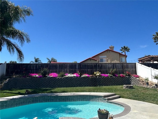 33180 Camino Piedra Rojo, Temecula, CA 92592 - view of pool featuring a fenced backyard
