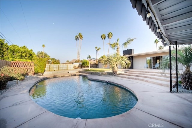 73466 Salt, Cedar, Palm Desert, CA 92260 - view of swimming pool with a patio
