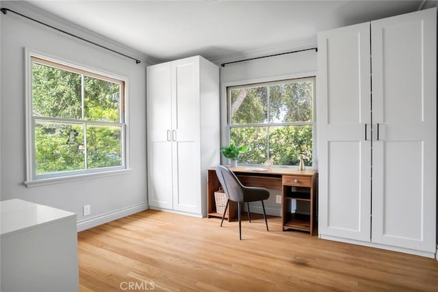 1000 N Chester Ave, Pasadena, CA 91104 - home office with light wood-style flooring