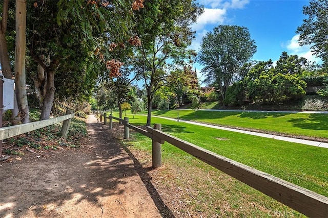 15015 Tacuba Dr, La Mirada, CA 90638 - view of property's community featuring a lawn