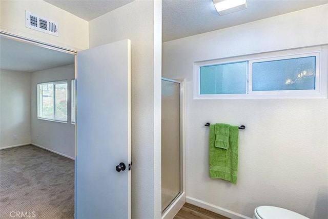 15015 Tacuba Dr, La Mirada, CA 90638 - bathroom with a stall shower and toilet