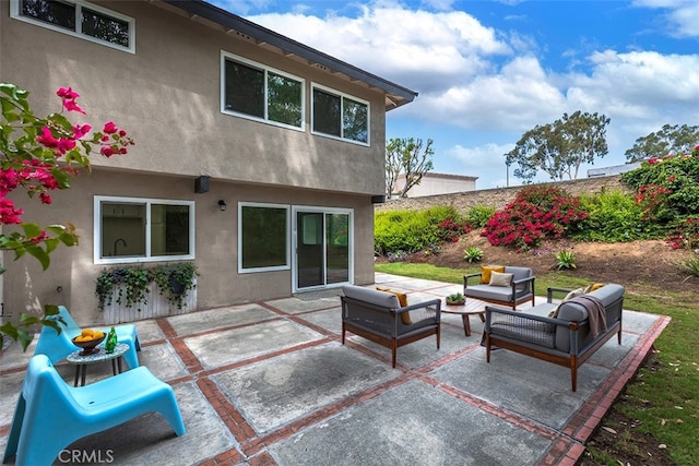 15015 Tacuba Dr, La Mirada, CA 90638 - view of patio / terrace with an outdoor hangout area