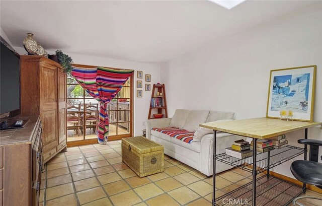 4260 Mcconnell Blvd, Los Angeles, CA 90066 - living area featuring light tile patterned floors
