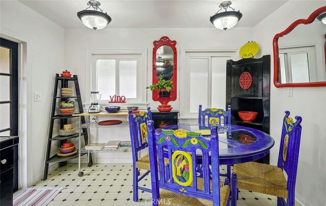 4260 Mcconnell Blvd, Los Angeles, CA 90066 - dining space featuring tile patterned floors