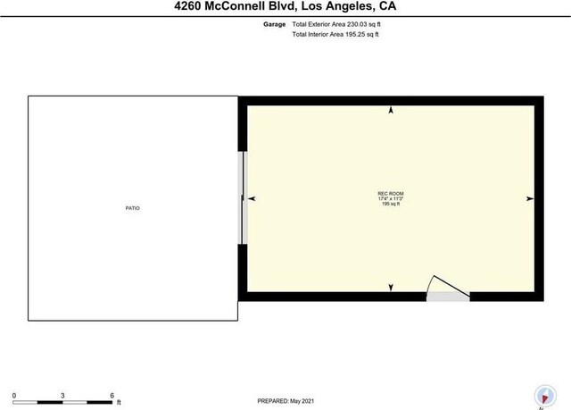 4260 Mcconnell Blvd, Los Angeles, CA 90066 - view of property floor plan