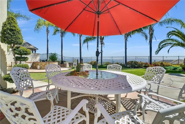 1411 W Boros Ct, La Habra, CA 90631 - view of patio / terrace featuring outdoor dining space