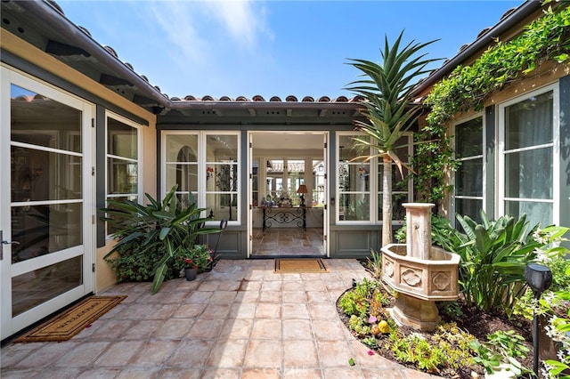 15 Sarteano Dr, Newport Coast, CA 92657 - doorway to property with a patio area