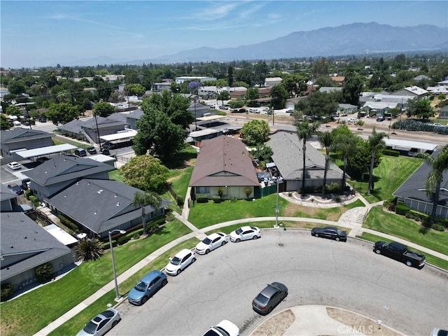 285 N Vallejo Way, Upland, CA 91786 - aerial perspective of suburban area featuring a mountainous background