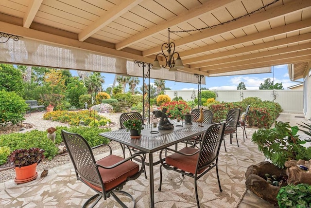 6034 Wenrich Dr, San Diego, CA 92120 - view of patio featuring outdoor dining area