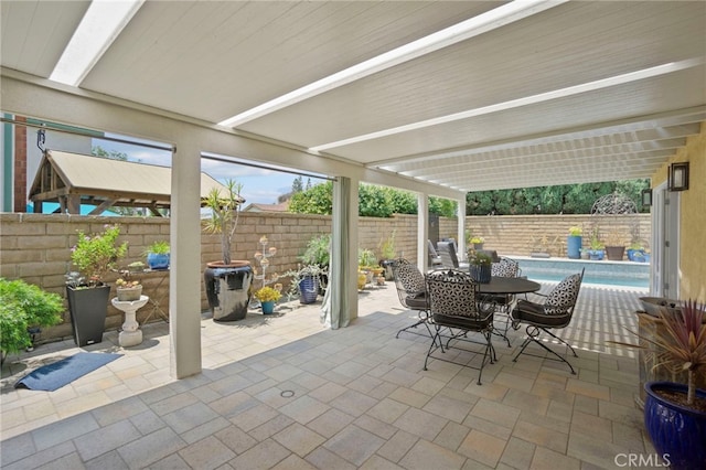 21845 Tumbleweed Cir, Lake Forest, CA 92630 - fenced backyard featuring a patio area and outdoor dining area