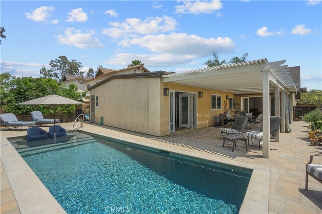 21845 Tumbleweed Cir, Lake Forest, CA 92630 - swimming pool with a patio area and a pergola