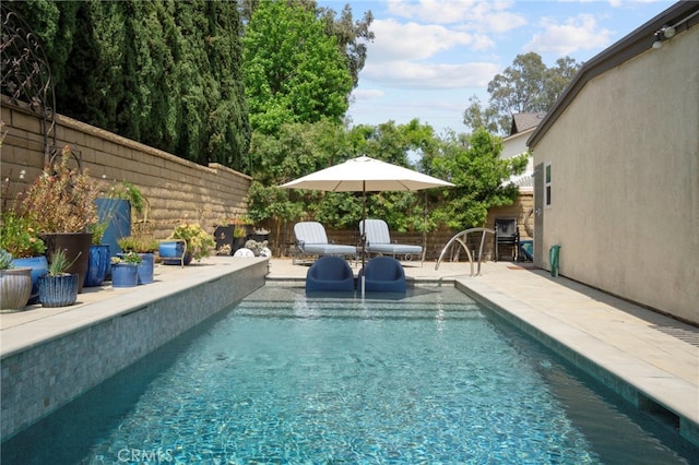 21845 Tumbleweed Cir, Lake Forest, CA 92630 - view of pool featuring a patio and a fenced backyard