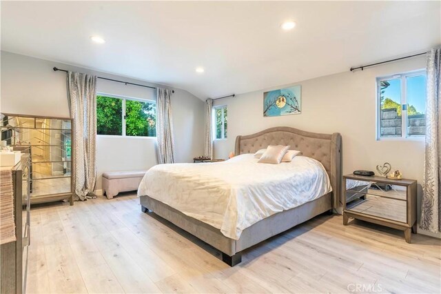 13837 Sylvan St, Valley Glen, CA 91401 - bedroom with wood finished floors and recessed lighting