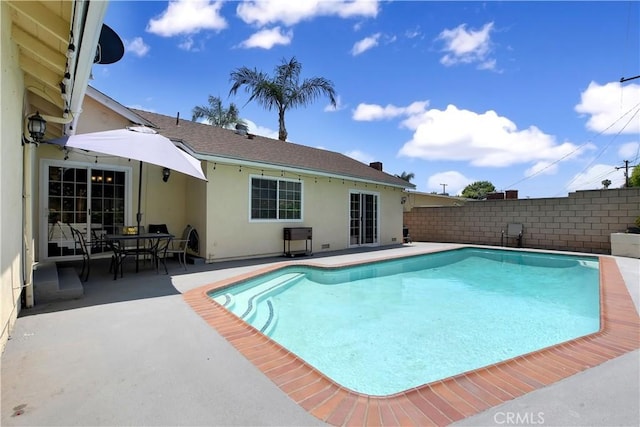 1305 E Eckerman Ave, West Covina, CA 91790 - view of swimming pool with a patio area and outdoor dining area