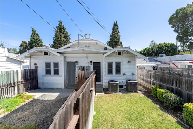 341 W Whiting Ave, Fullerton, CA 92832 - rear view of house featuring a fenced backyard