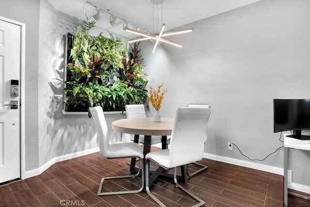 6323 Reseda Blvd Unit 39, Tarzana, CA 91335 - dining room featuring wood tiled floors