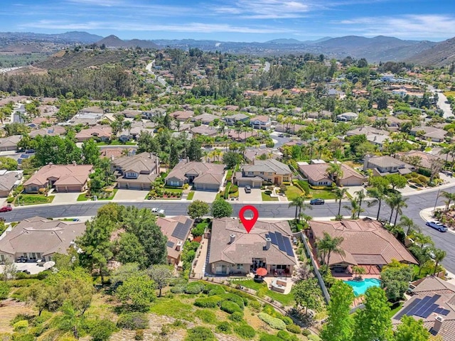 282 Camino Del Postigo, Escondido, CA 92029 - aerial view of residential area with a mountainous background