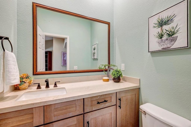 282 Camino Del Postigo, Escondido, CA 92029 - bathroom featuring a textured wall and vanity