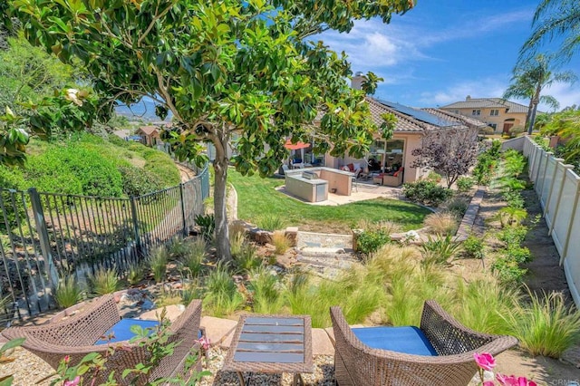 282 Camino Del Postigo, Escondido, CA 92029 - fenced backyard with a patio